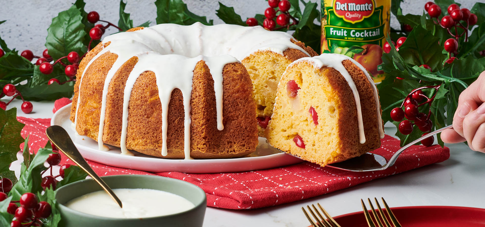 Fruit Cocktail Bundt Cake Recipe & Instructions Del Monte®